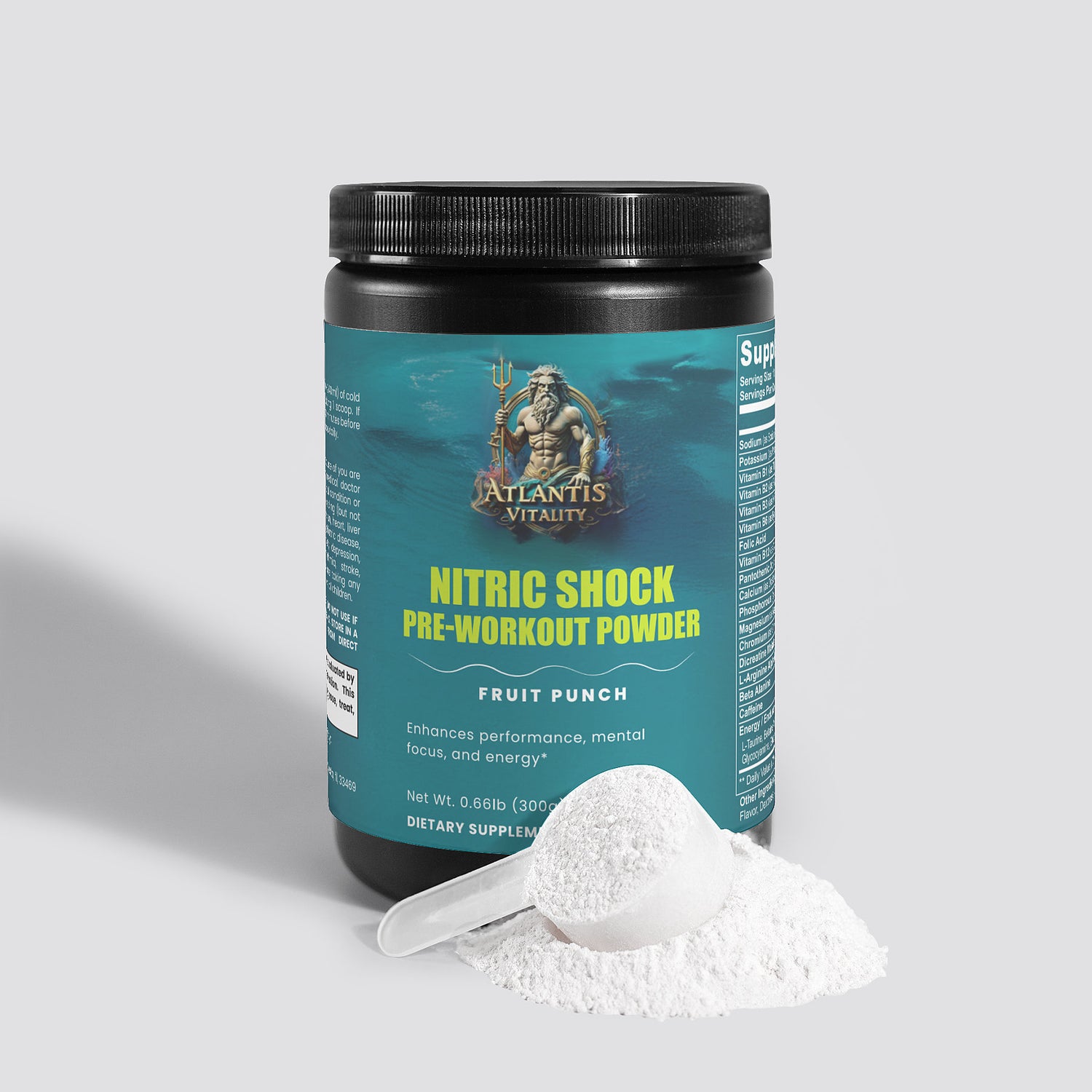 Nitric Shock Pre-Workout Powder (Fruit Punch)