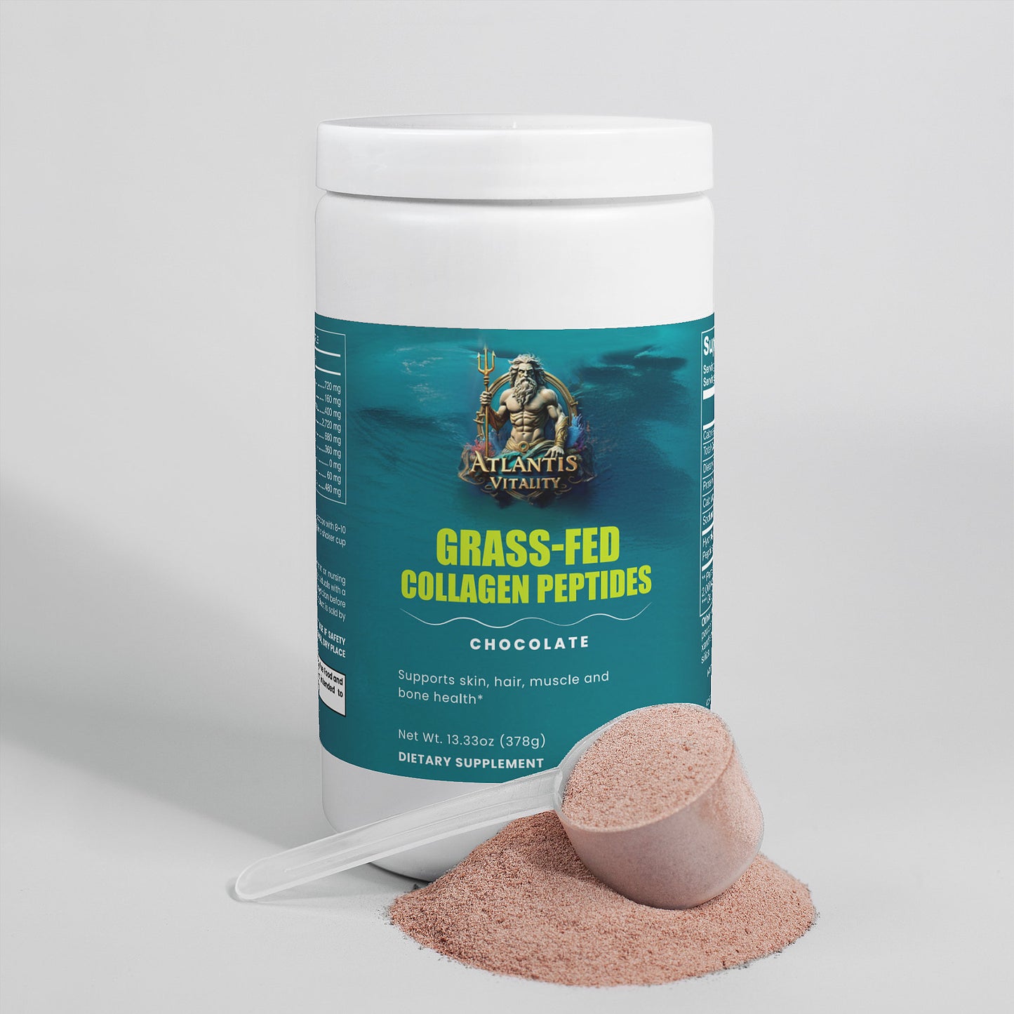 Grass-Fed Collagen Peptides Powder (Chocolate)