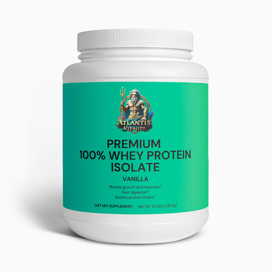 Premium 100% Whey Protein Isolate (Vanilla)