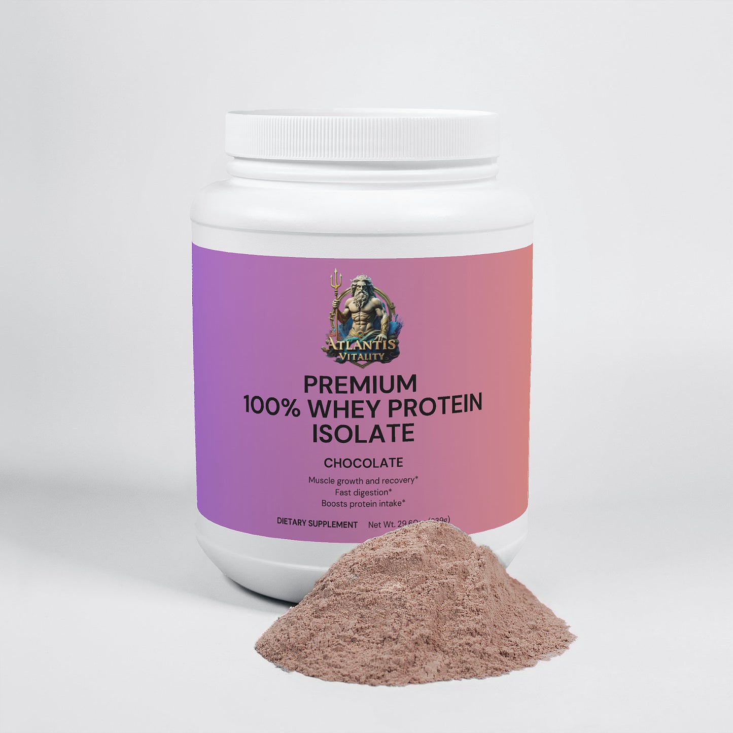 Premium 100% Whey Protein Isolate (Chocolate)