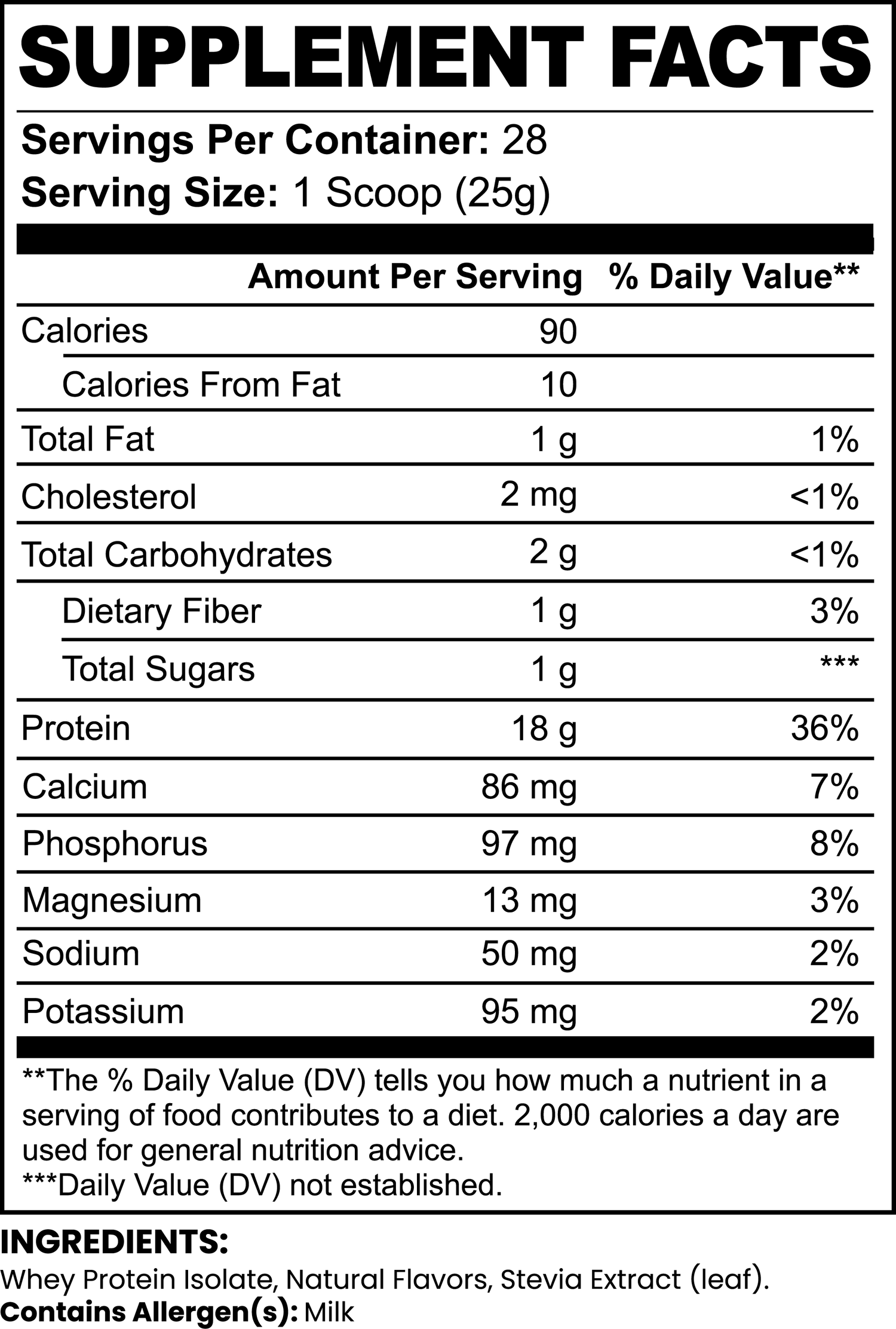 Lean Whey Protein Isolate (Chocolate)