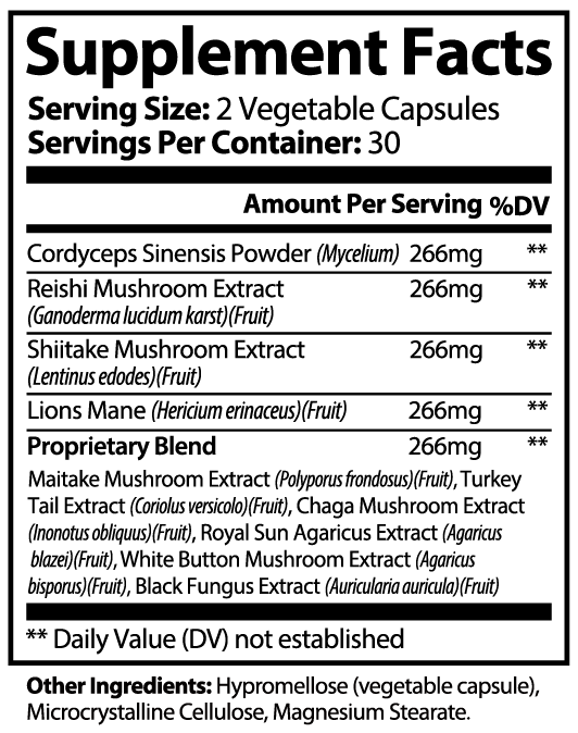 Mushroom Vigor Complex 10 X